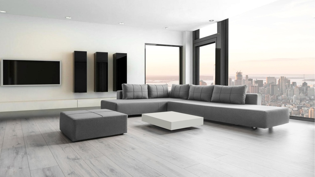 Gemini A set (2x bed + 1x ottoman + 5x pillow)