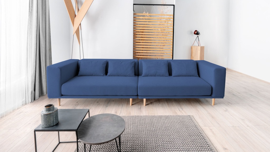 MUSTANG S set (2x corner armchair + 4x pillow)